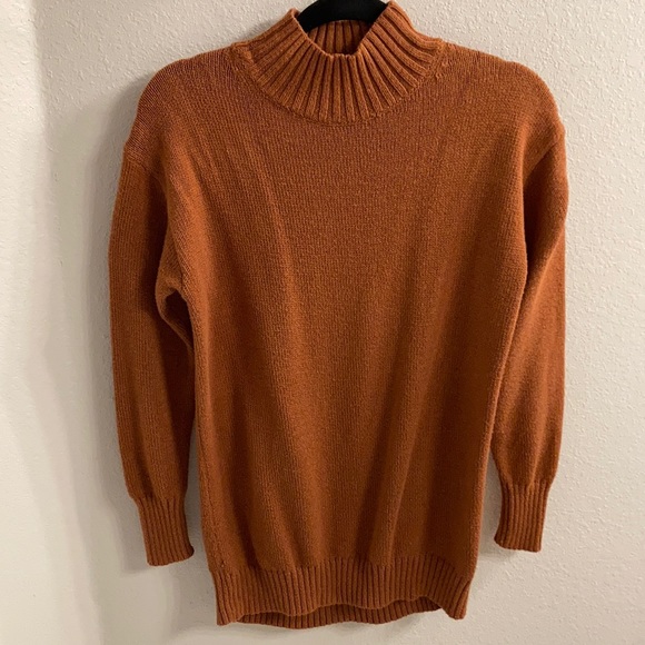 —Small orange Old Navy Turtleneck Sweater - Picture 1 of 5